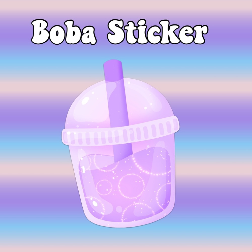 5/$5 Kawaii Sticker Boba